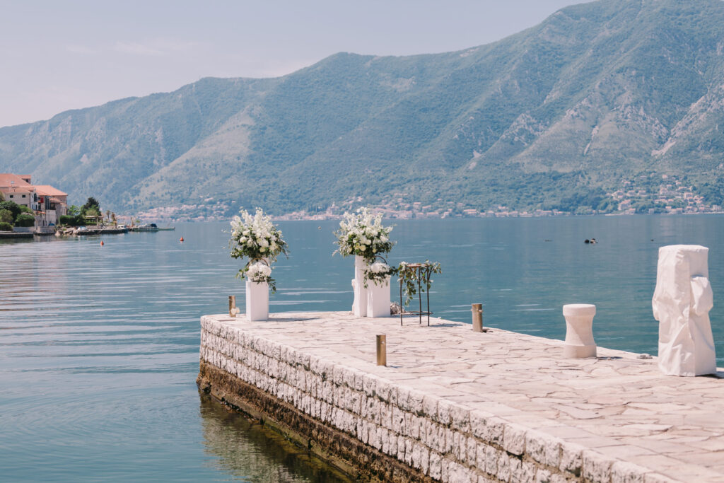 Seehochzeit mit Bergkulisse - Hochzeit in Europa