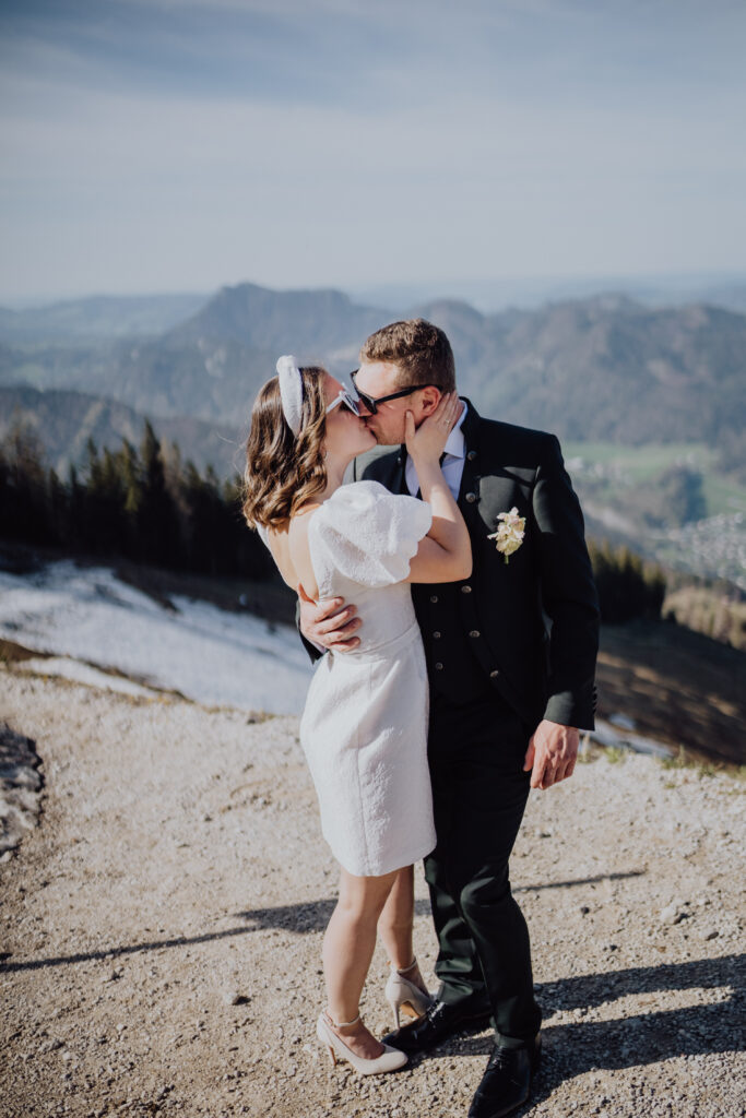 Heiraten in den Bergen.